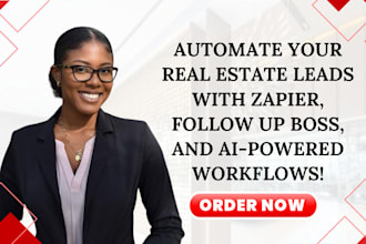 integrate zapier and follow up boss chatgpt automated real estate crm website