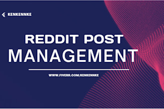 do reddit post management for business, ecommerce website, crypto token saas