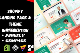 design and build your shopify landing page with replo, gempage, instant, pagefly