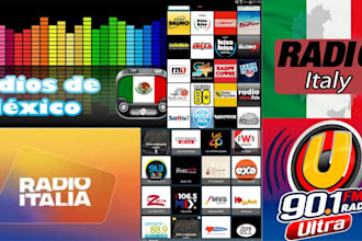 do a radio promotion for your song and ads on italy, mexico radio live