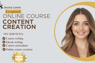 do ebook online course , online course content, online course creation