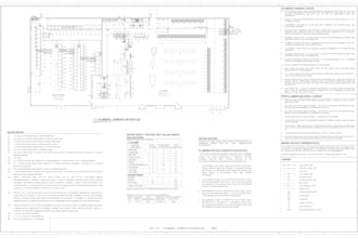 design drawing plumbing system for city or county permit and construction