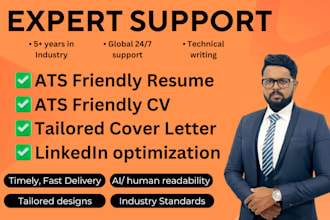 create global ats friendly resume, CV and cover letters