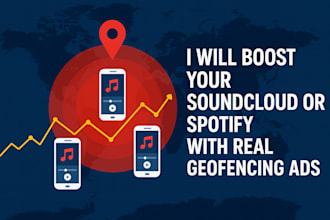 do soundcloud track promotion boost spotify album using geofencing ads