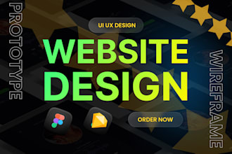 design figma website ux ui respnsive website mockup