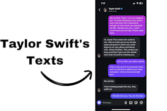 make whatsapp,instagram chats for you in a few hours