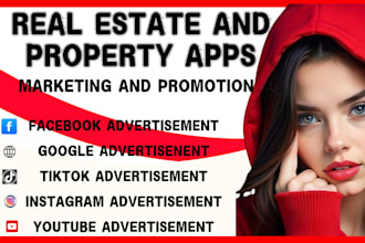 real estate and property apps promotion marketing facebook ads google youtube ad