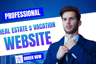 build property management website, vacation rental, hotel booking, real estate