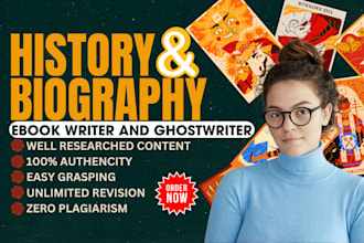 write history ebook, biography, memoirs, world history, family history era, age