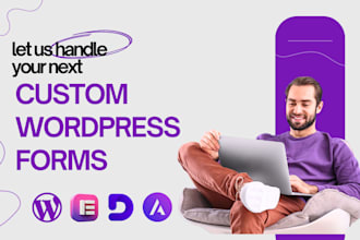 create design customize fix wordpress forms contact form gravity wpform acf pro