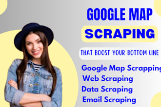 do google map scraping, web scraping, data scraping, lead scraping, email scrapi