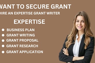 do business plan grant writing, application, proposal, research