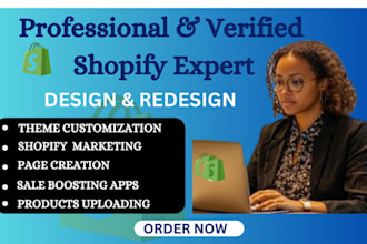 do shopify website design, shopline website design, redsign as a shopify expert