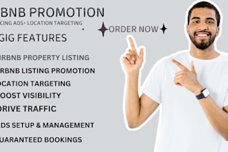 do airbnb promotion, vrbo listing, boost booking, setup geofencing ads campaign