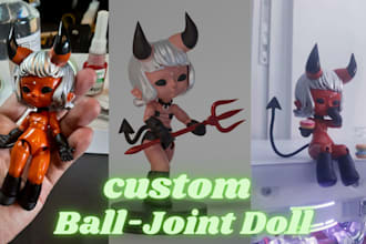 design custom articulated and ball joint character models