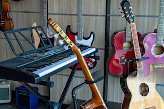 record fiddle banjo acoustic guitar and country music violin
