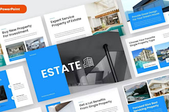 design powerpoint presentation, pitch deck, real estate listing presentation