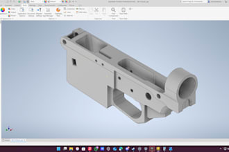 do product design and 3d cad in inventor with visuals