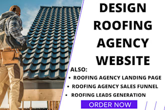 design roofing website roofing landing page roofing installation website