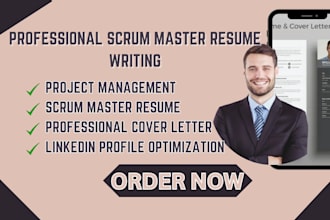 write a professional scrum master resume and cover letter