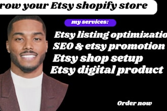 do etsy SEO shop setup product listing promotion to boost your etsy sales