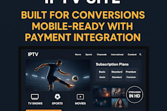 build high converting seo optimized iptv website roku website iptv rebrand