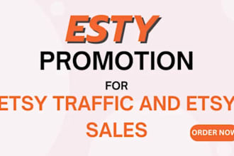 do etsy promotion to build your traffic and sales