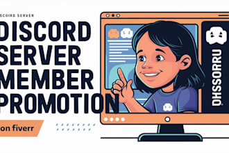 do organic promotion to get 1k real member, boost your discord