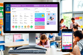 school management app, educational app, educational website, learning app, web
