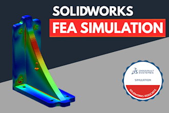 run solidworks fea, stress, deformation and safety factor report