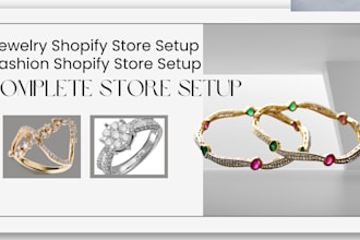 design jewelry shopify store fashion website jewelry dropshipping website