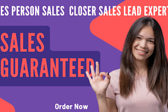 be your sales agent, sales closer, lead generation, online sales
