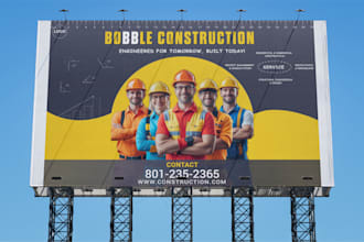 design a billboard ad for maximum impact