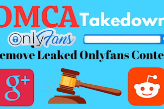remove copyright infringings and leaked contents of google and reddit under dmca