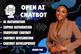 make an ai chatbot or do ai automation with voiceflow, botpress, make and zapier