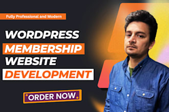 build a professional wordpress membership website