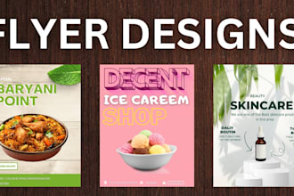 design modern professional business flyer design