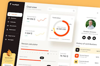 develop pension app, pension planning app, savings tracking, tax management app