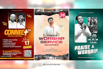 create an outstanding church event flyer design