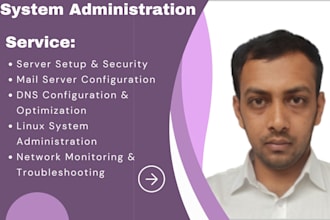 configure, secure, and troubleshoot your web server, mail server, dns, and linux