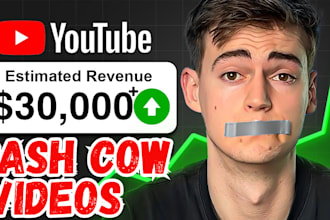 create automated cash cow, cash cow youtube, faceless videos, cash cow channel