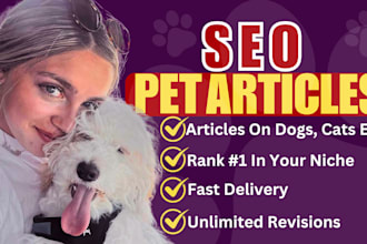 be your pet articles, dog training, and pet blog writer