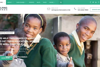 create nonprofit, charity website and video, donation, fundraising, crowdfunding