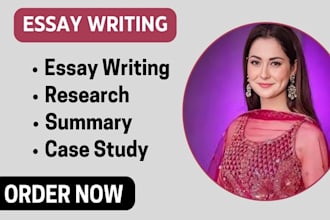 do urgent essay writing, research, summary, report, and case study