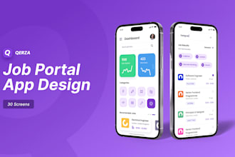 build job portal app, job searching app, job recruitment app, ai job portal app