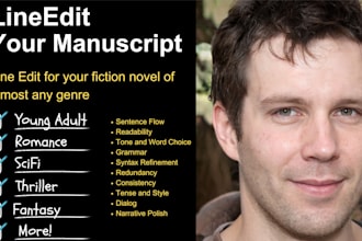 line edit your fiction novel