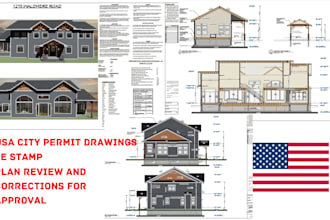 permit drawings new houses, decks, porches, and garage addition plans, pe stamp