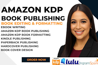 format, publish, and promote your book on amazon KDP, kindle publishing
