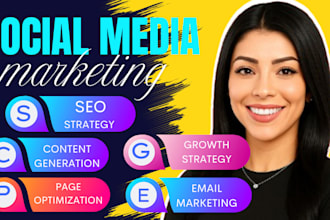 be your social media marketing manager fb instagram  linkedin content creator