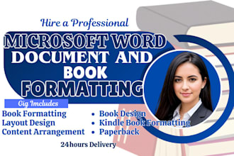 edit or improve your microsoft word documents, layout design and proofreading